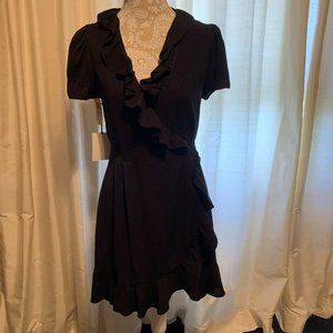 Aritzia Ruffle Wrap Dress